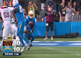 Sainristil's goal-line INT vs. Herbert changes the dynamics of Commanders-Chargers