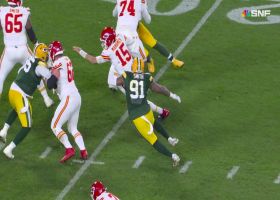 Preston Smith contains Mahomes for Packers' third red-zone sack of 'SNF'