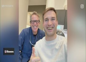 Kirk Cousins shows off latest gold grills during dentist appointment