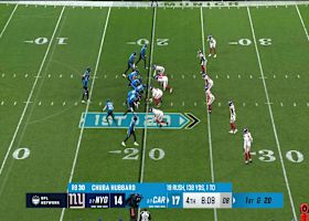 Giants tag team Hubbard for crucial takeaway to flip field in fourth quarter