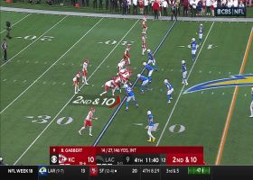 Ja'Sir Taylor's hit-stick tackle jars ball loose from Watson for incompletion