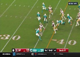 Deebo dashes through Dolphins' defense for 27-yard catch and run in fourth quarter