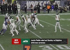 Justin Fields (knee soreness) ruled out Sunday vs. Dolphins | 'The Insiders'