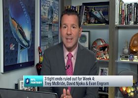 Rapoport: McBride, Njoku, Engram among TEs ruled out for Week 4 | 'NFL Fantasy Live'