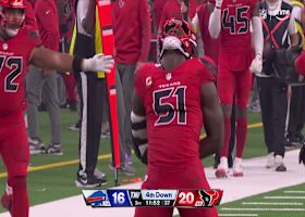 18-yard sack!? Will Anderson Jr. chases Allen around before takedown to send Bills into punt formation