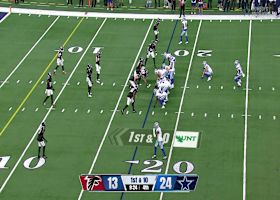 Phil Mafah powers through defenders for 15-yard gain