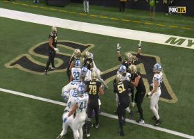 Alvin Kamara's third rush TD of '23 trims Lions' lead to 24-13