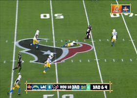 Collins goes goofy goober mode on 41-yard reception