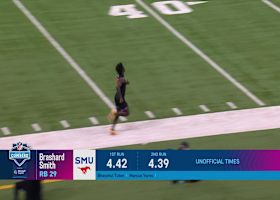 Brashard Smith runs 4.39-second 40-yard dash at 2025 combine