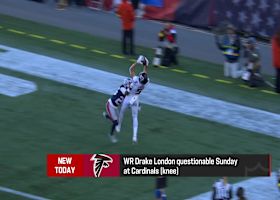 Drake London (knee) questionable Sunday vs. Cardinals | 'The Insiders'