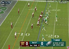 Calcaterra's first TD reception of '25 comes on strike from McKee