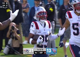 Marcus Jones snags deflection to intercept Cam Ward