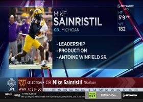 Commanders select Mike Sainristil with No. 50 pick in 2024 draft