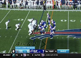 Carter, Rapp shut down Titans rush attempt on fourth down