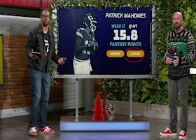 Projections for Patrick Mahomes' point total vs. Steelers on Christmas | 'NFL Fantasy Live'