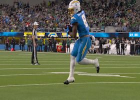 Omarion Hampton's first NFL TD catch opens scoring in Eagles-Chargers on 'MNF'