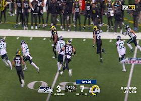 Tyler Higbee's 23-yard catch and run makes up for Rams penalty yards