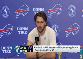 Bills QB Josh Allen sings praise for K Tyler Bass's game-winning FG vs. Dolphins