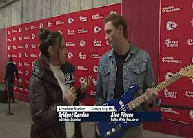 Alec Pierce on opportunity to honor Jim Irsay with 'Win for Jim' custom guitar | 'NFL GameDay Kickoff'