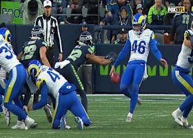 Cody White blocks Rams' punt to put Seahawks in red zone