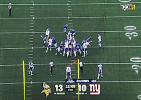 Ben Sauls' 39-yard field goal curves quite a bit before clearing crossbar