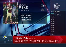 Brooks, Zierlein break down Braden Fiske selected No. 39 overall by Rams | 'NFL Draft Center'