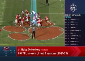Brooks, Zierlein break down Ruke Orhorhoro selected No. 35 overall by Falcons | 'NFL Draft Center'