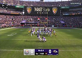 Tyler Loop's 36-yard FG opens the scoring in Steelers-Ravens during Week 14