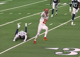 Can't-Miss Play: Mahomes stumbles and bumbles before slinging 42-yard pass to Worthy