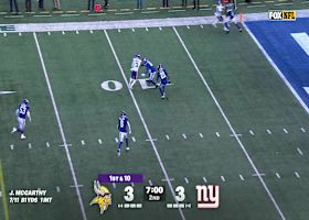 J.J. McCarthy pinpoints Jordan Addison for red zone access