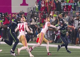 DeMarcus Lawrence disrupts 49ers' attempt to convert on fourth down via fumble-inducing TFL