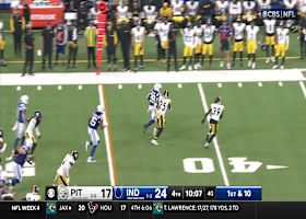 Jonathan Taylor finds the escape hatch for 21-yard gain vs. Steelers