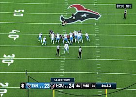 Ka'imi Fairbairn drills 54-yard FG to put Texans up 27-23