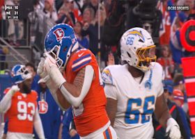 Justin Strnad ambushes Lance to ring in sack No. 4.5 of 2025