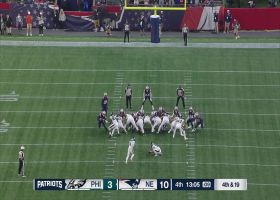 Jake Elliott's 38-yard FG splits uprights to trim Patriots' fourth-quarter lead