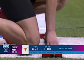 Gunnar Helm runs 4.84-second 40-yard dash at 2025 combine