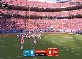 Will Lutz opens scoring vs. Chargers with 24-yard chip shot