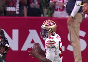 Keion White scoops up goal line fumble to deny Elijah Higgins TD