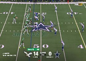 Can't-Miss Play: Jalen Hurts' stratospheric launch lands in Smith's breadbasket for 41-yard gain