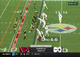 Trey McBride goes upstairs for 17-yard high-point catch