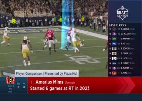 Lance Zierlein reacts to Bengals selecting Amarius Mims at No. 18 overall after trade | 'NFL Draft Center'
