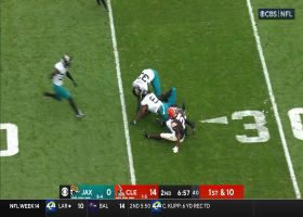 Wingard jars ball loose from Amari Cooper for key Jags takeaway in Browns territory