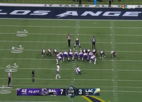 Tucker's 42-yard FG extends Ravens' 'SNF' lead to 10 points