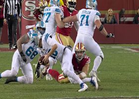 Nick Bosa hunts down Goff for third-down sack