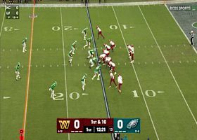 Deebo Samuel's first touch goes for a 16-yard gain