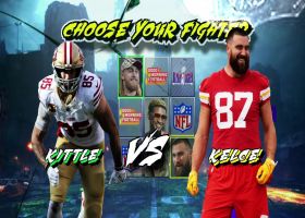 Which TE would you rather roll around Las Vegas with after a Super Bowl LVIII win: Kittle or Kelce? | 'GMFB'