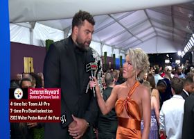 Cameron Heyward explains why T.J. Watt should win Defensive Player of the Year | NFL Honors Red Carpet