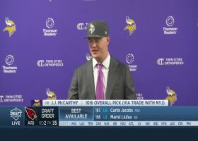 QB J.J. McCarthy shares his excitement joining Vikings squad | 'NFL Draft Kickoff'