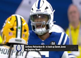 Anthony Richardson to back up Daniel Jones vs. Dolphins Week 1 | 'The Insiders'