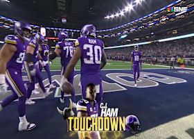 C.J. goes Ham! RB's first carry of 2025 is a TD